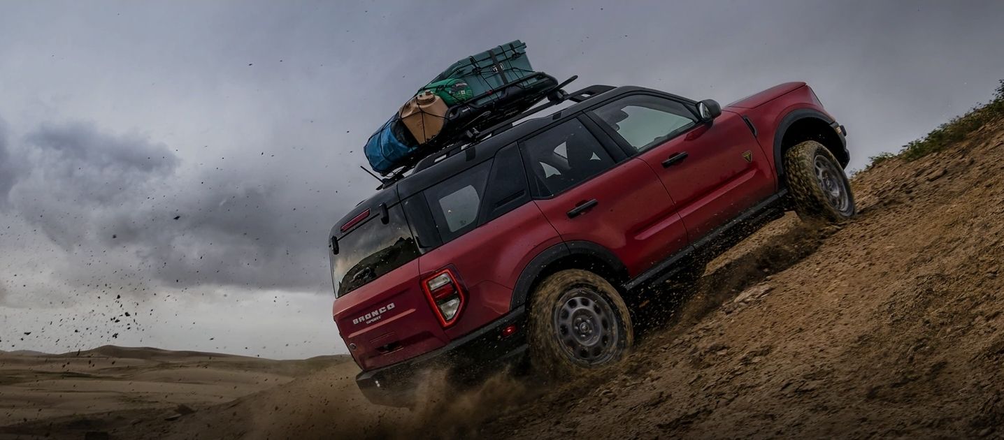 2021 Ford Bronco Sport climbing a hill