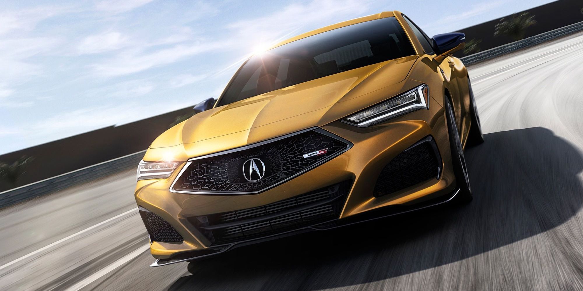 The TLX Type S in yellow