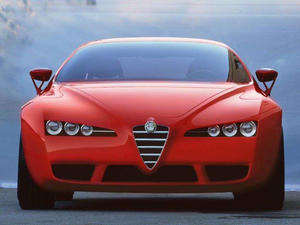 Alfa Romeo Brera parked outside