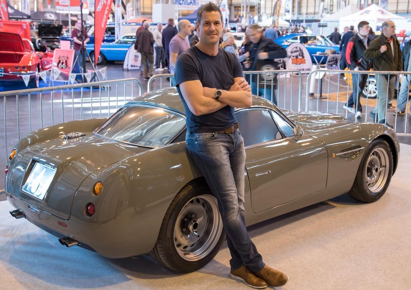 Ant Anstead standing in front of a car
