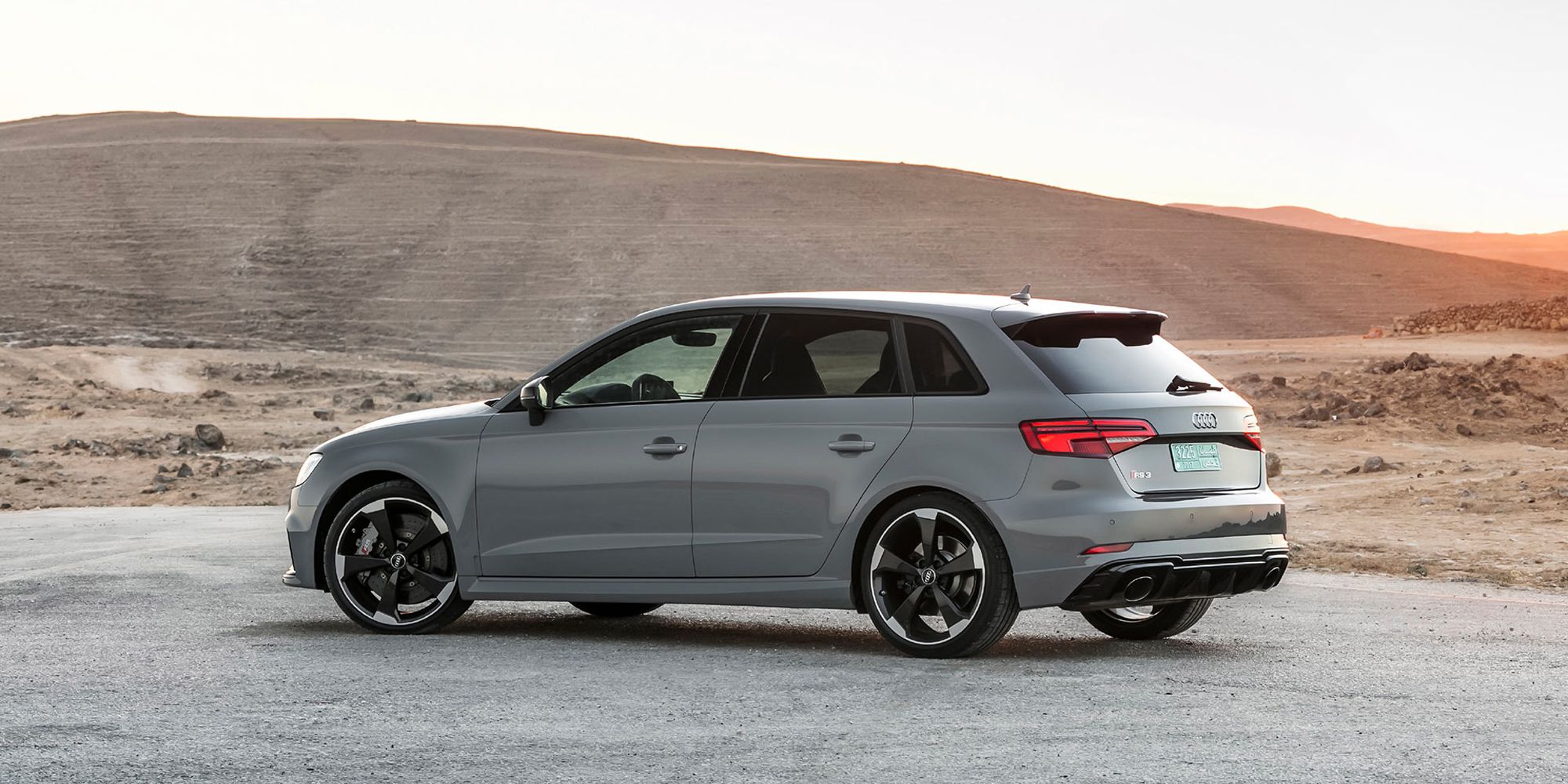 The Audi RS3 In Gray