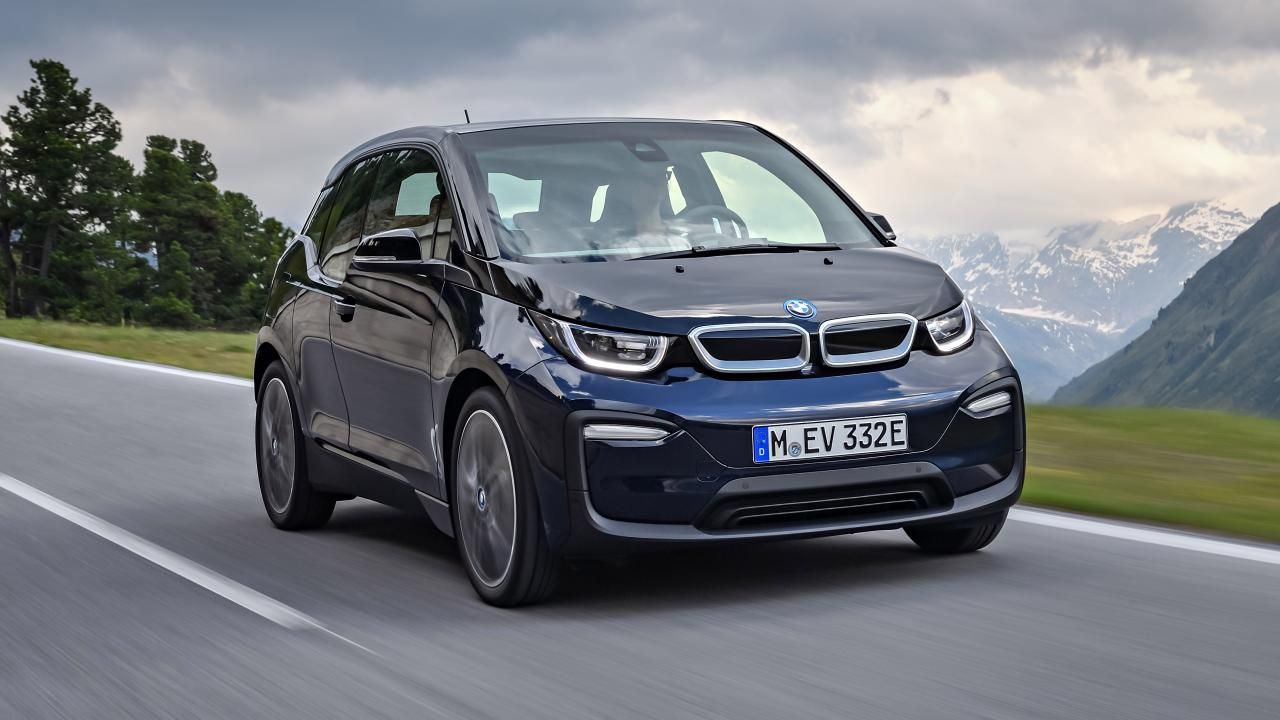 BMW i3 on the highway