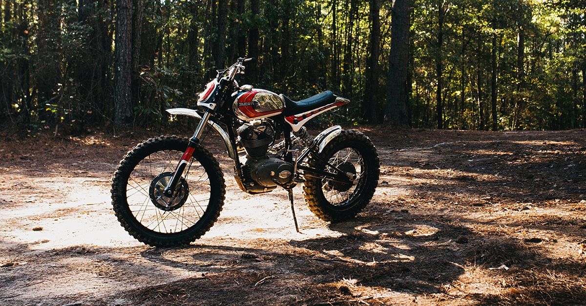 This is the sickest custom scrambler motorcycle we've ever seen