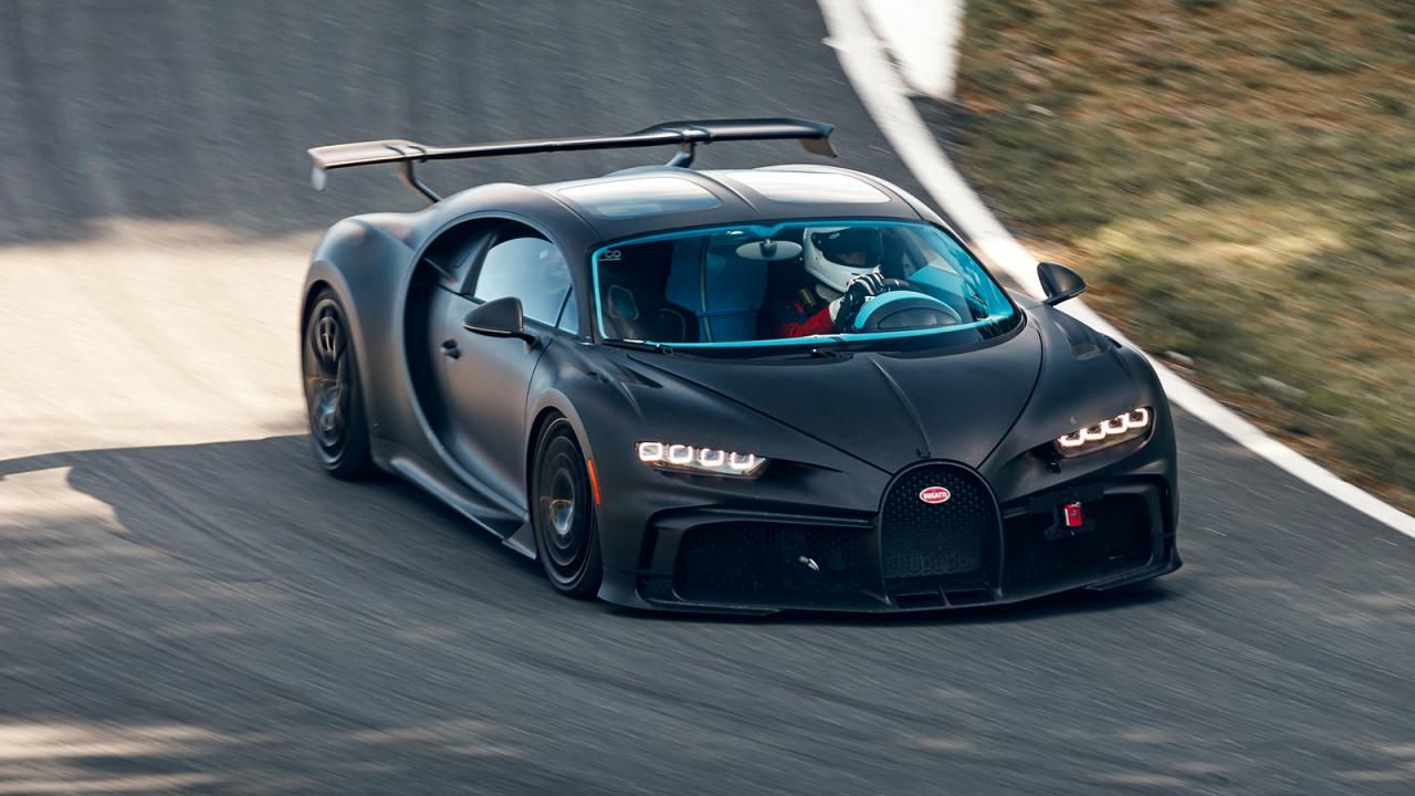 Bugatti Chiron Pur Sport on the highway