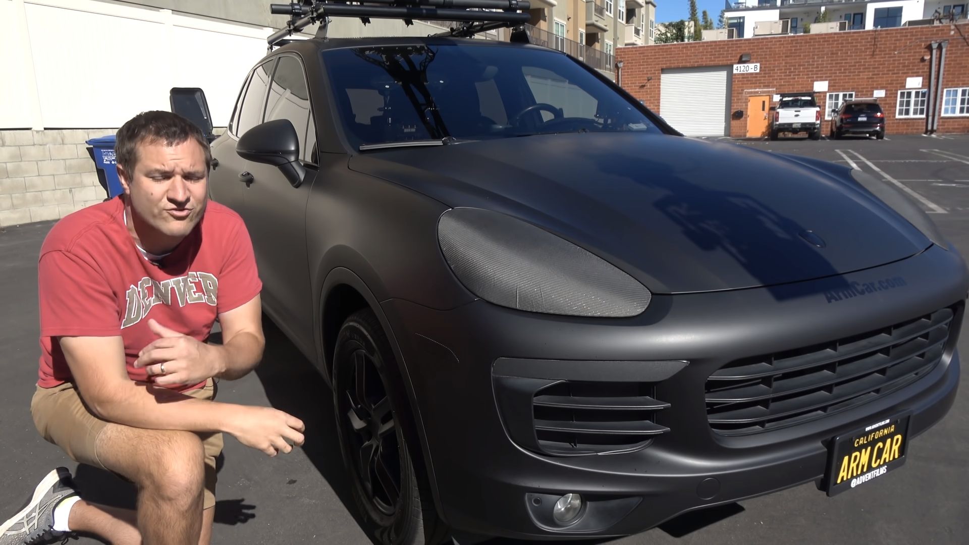 Doug DeMuro puts this Porsche Cayenne Camera Car In Front Of The Lens