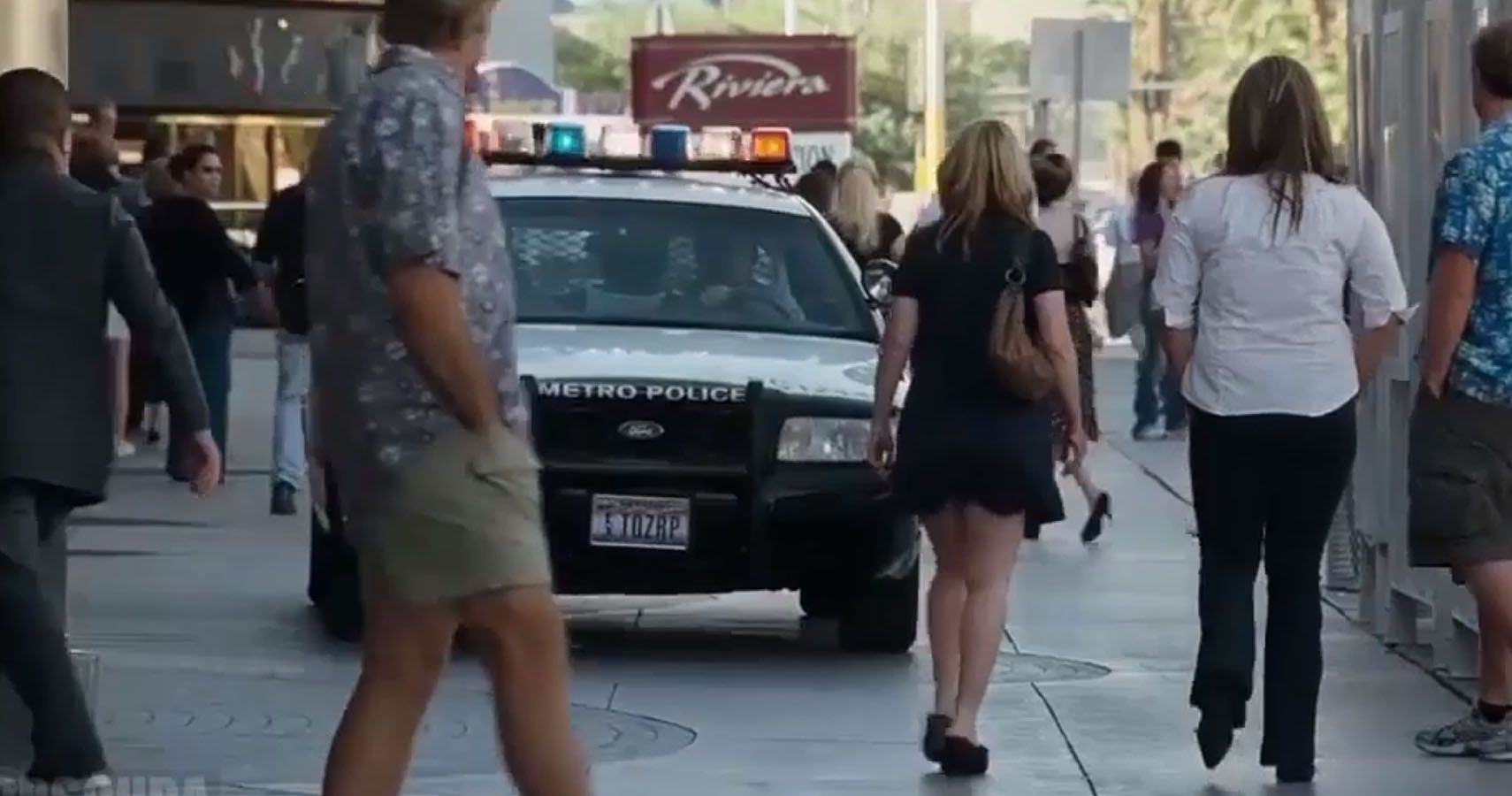Stolen Police Car Scene In The Movie Hangover