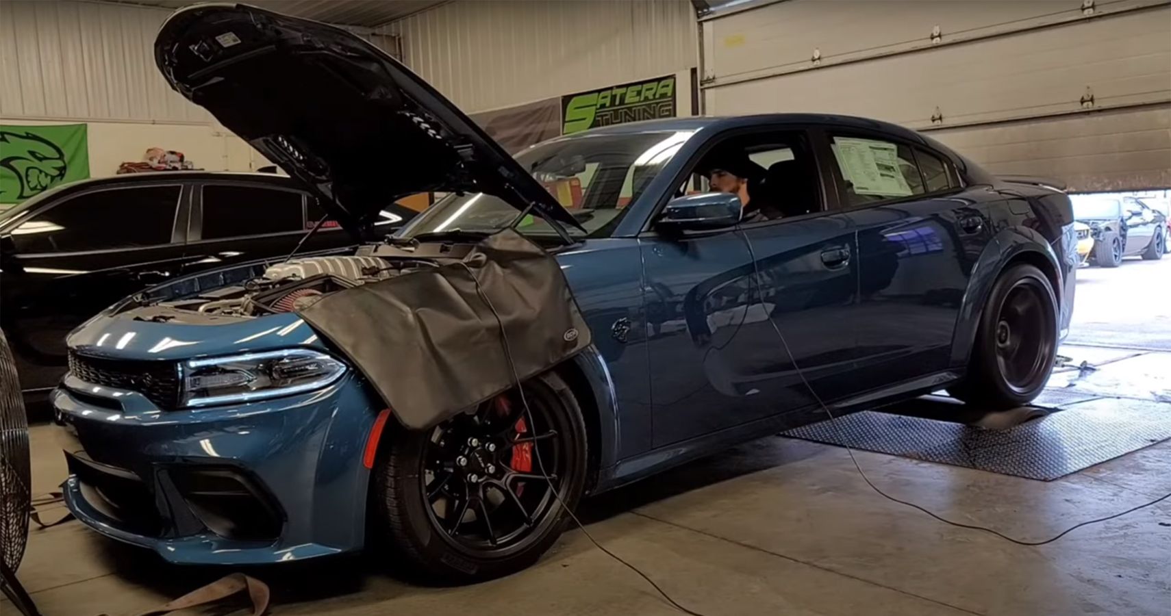 Dodge Charger Redeye being tested at Satera Tuning