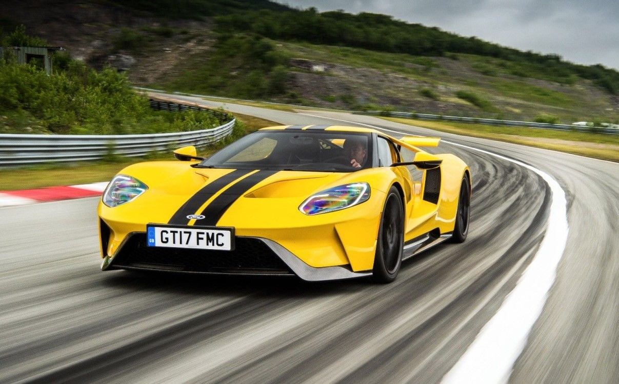 Ford GT on track
