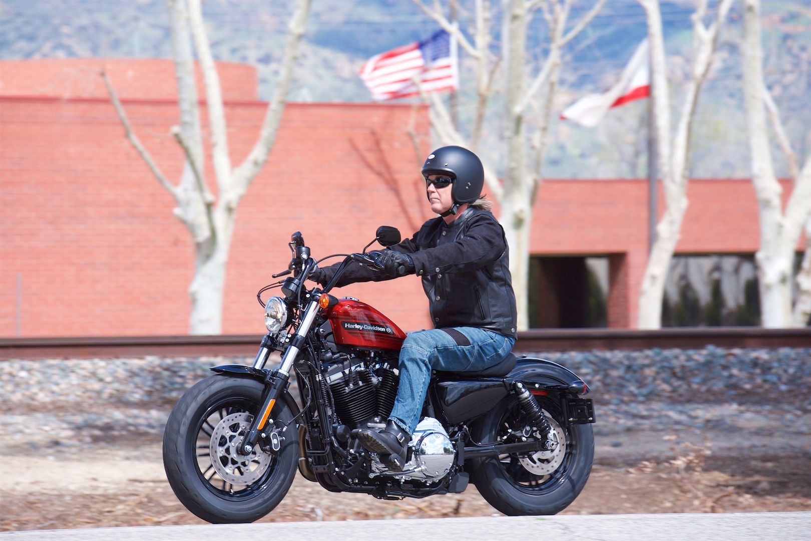 riding the sportster 48