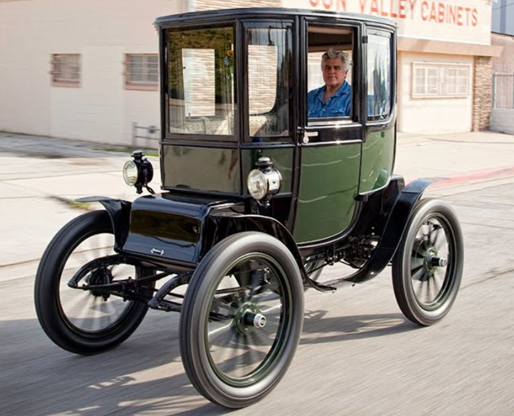 Jay Leno In His First Electric Car - Baker Electric