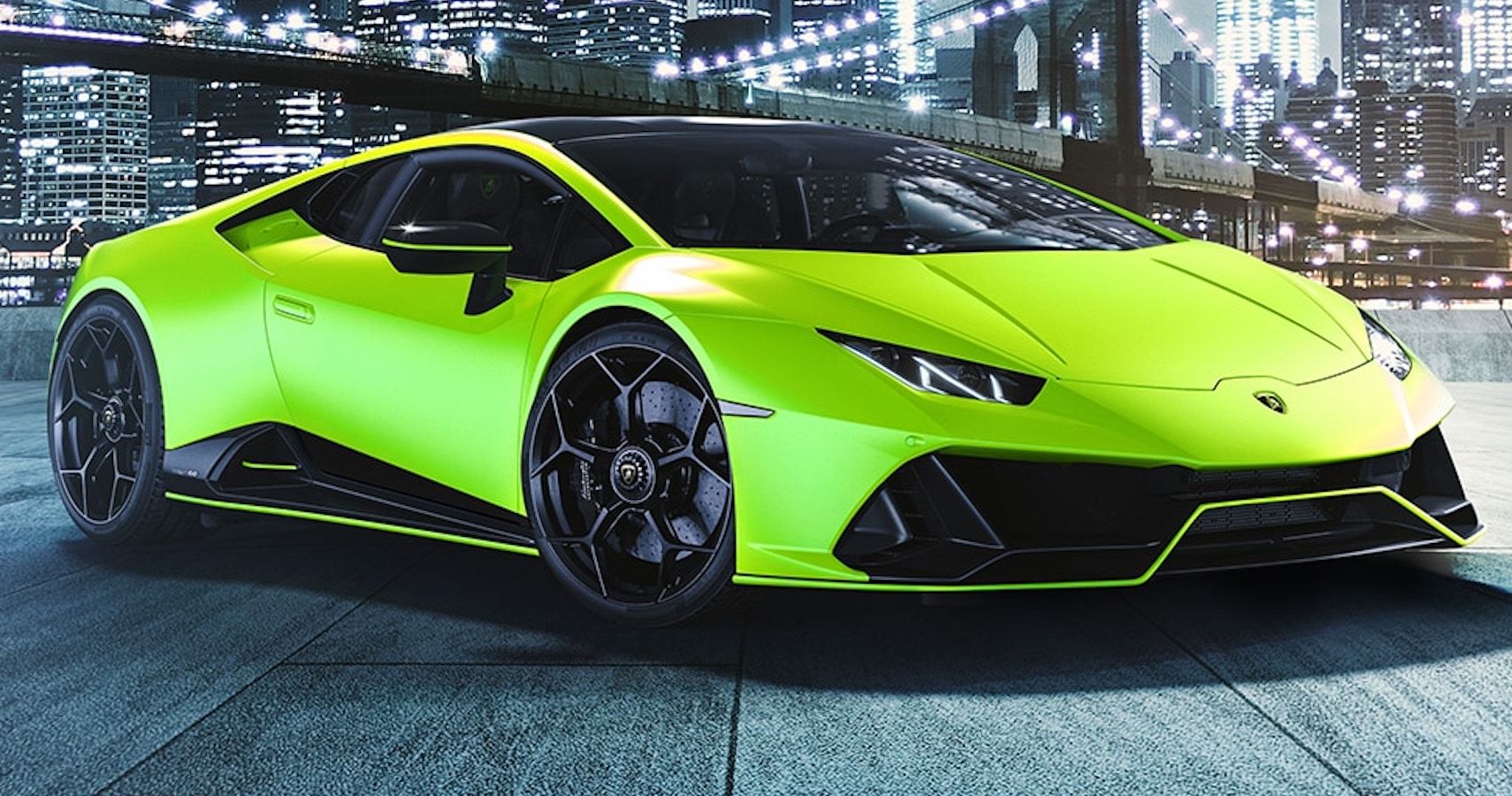 Two Bold And Bright Lamborghini Huracan Evos Sporting Fluo Capsule Colors Spotted