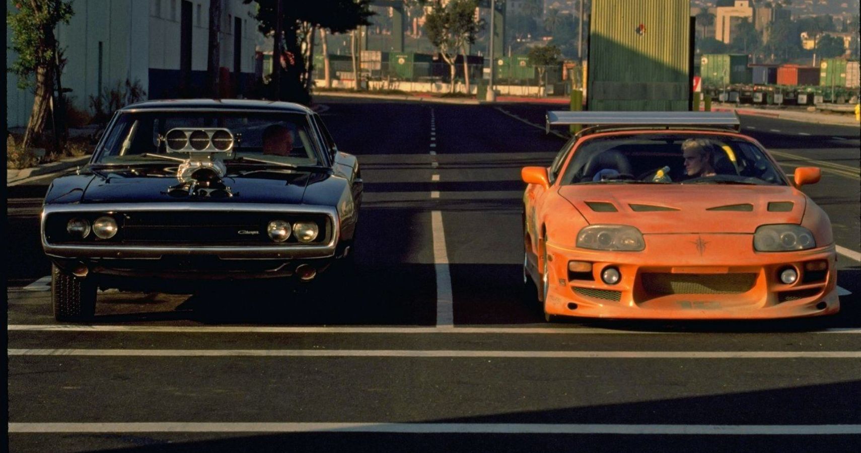 Modified Dodge Charger and Toyota Supra from Fast & Furious