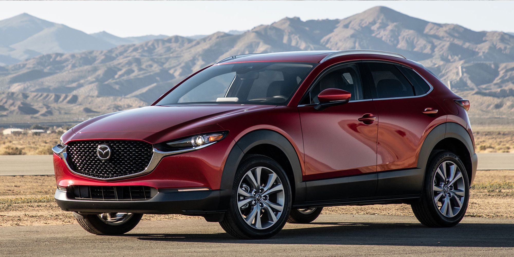 The front of the CX-30