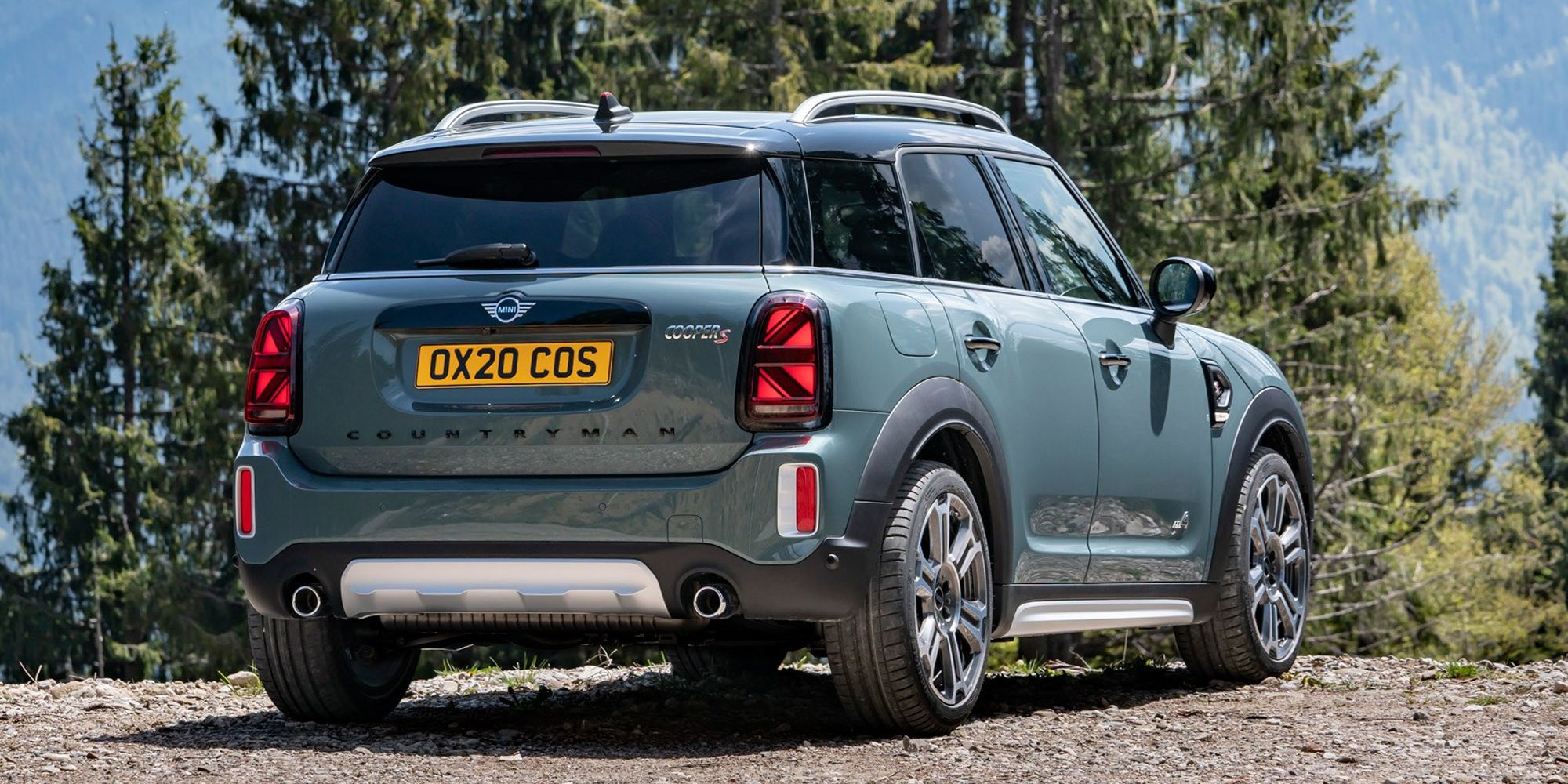 The rear of the new Countryman