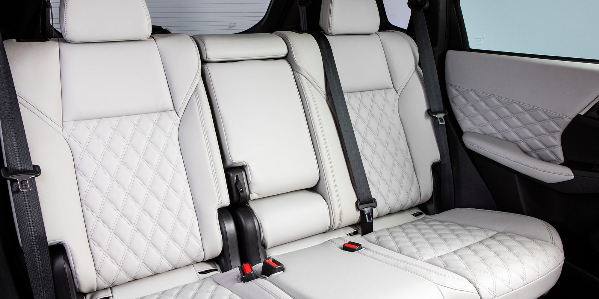 The second row seats in the new Outlander