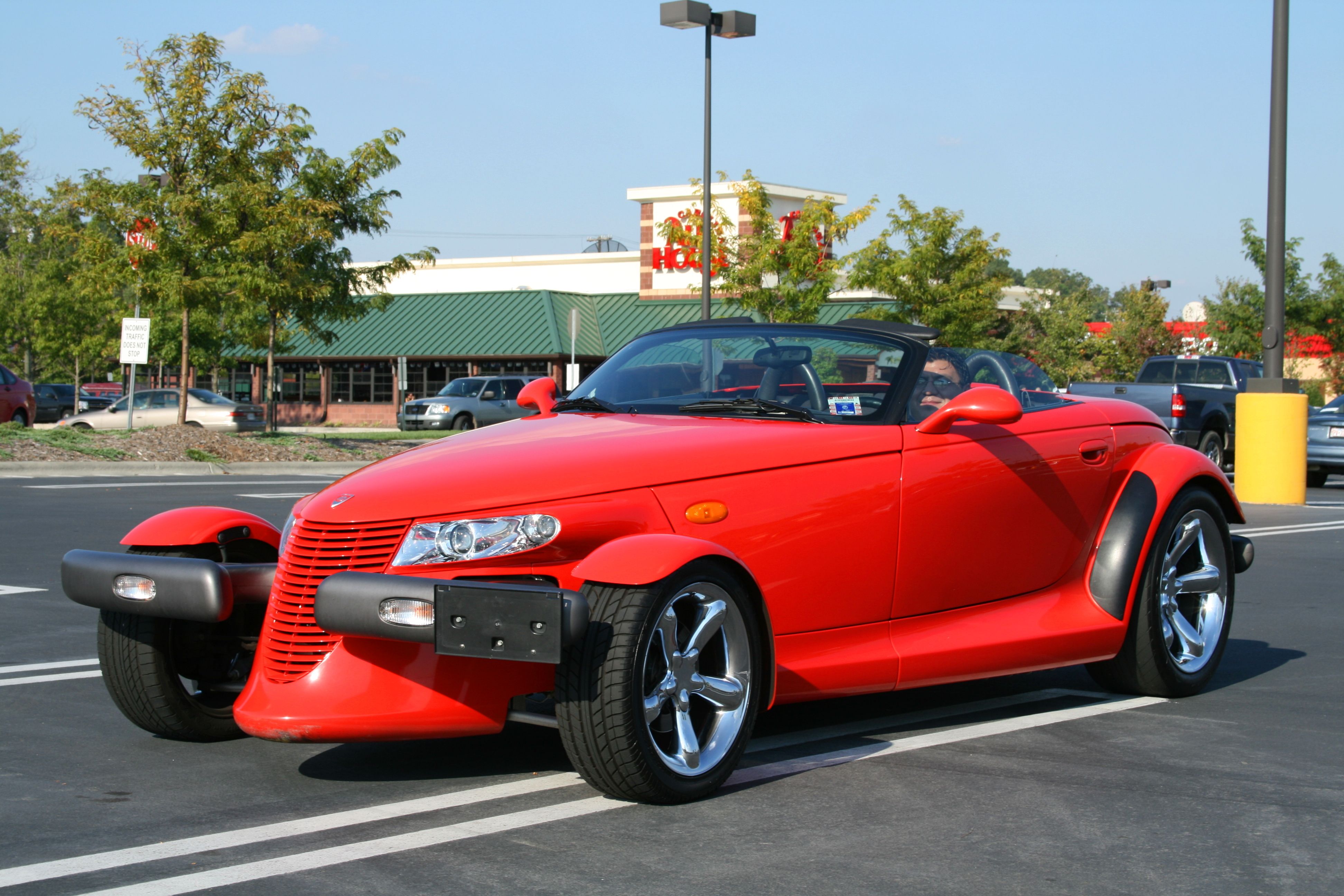 Plymouth Prowler on the road