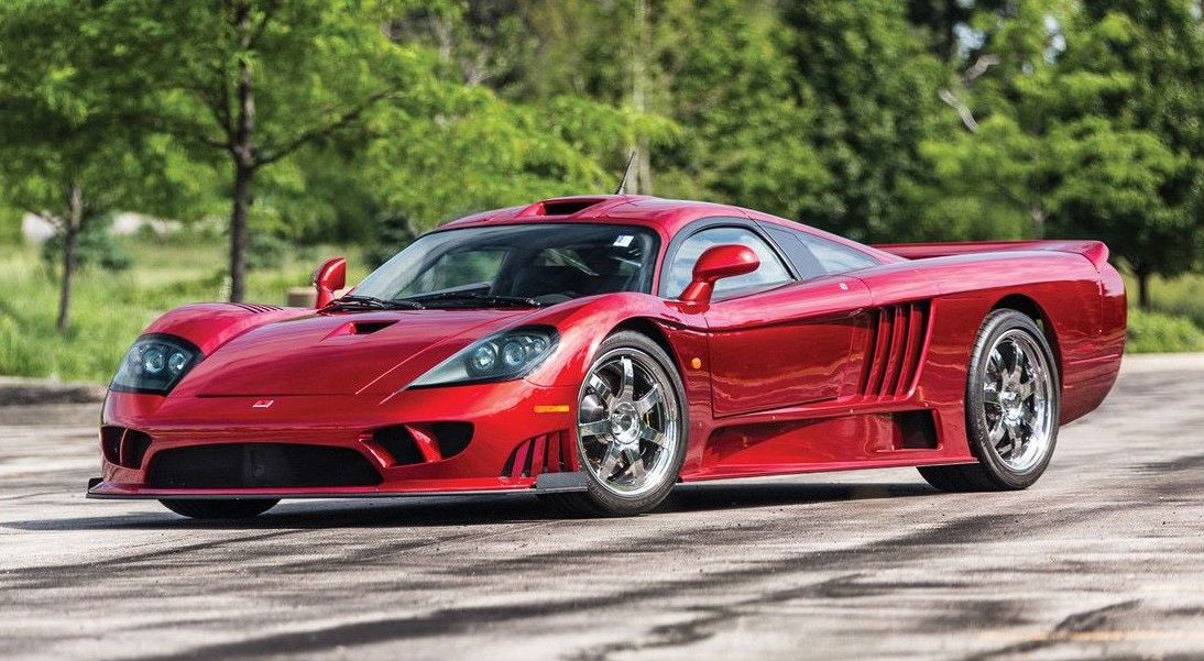 Saleen S7 Twin Turbo parked outside