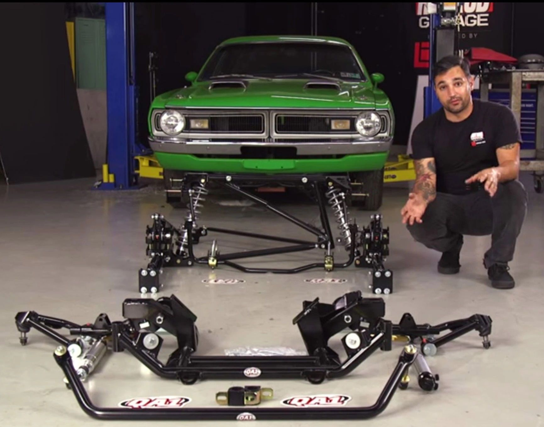 Check out Tony Angelo's first car: A 1971 Dodge Dart Demon restored on Hot Rod Garage