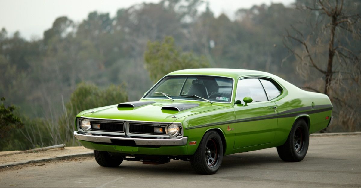 Check out Tony Angelo's first car: A 1971 Dodge Dart Demon restored on Hot Rod Garage