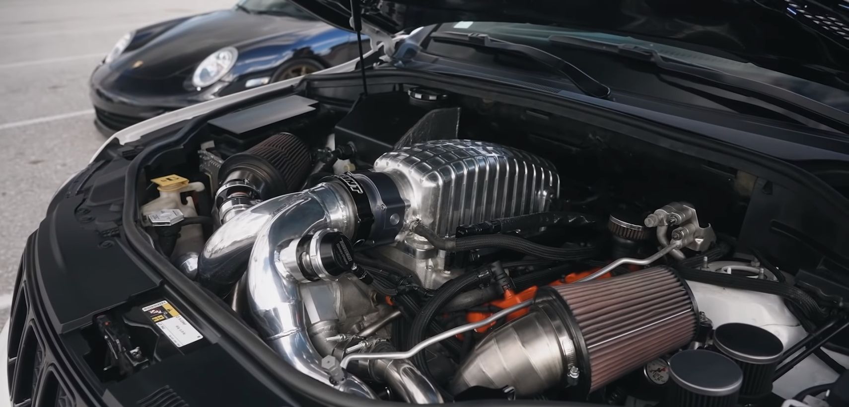 Watch This 1400HP TwinTurbo Trackhawk Tear Up The Drag Strip