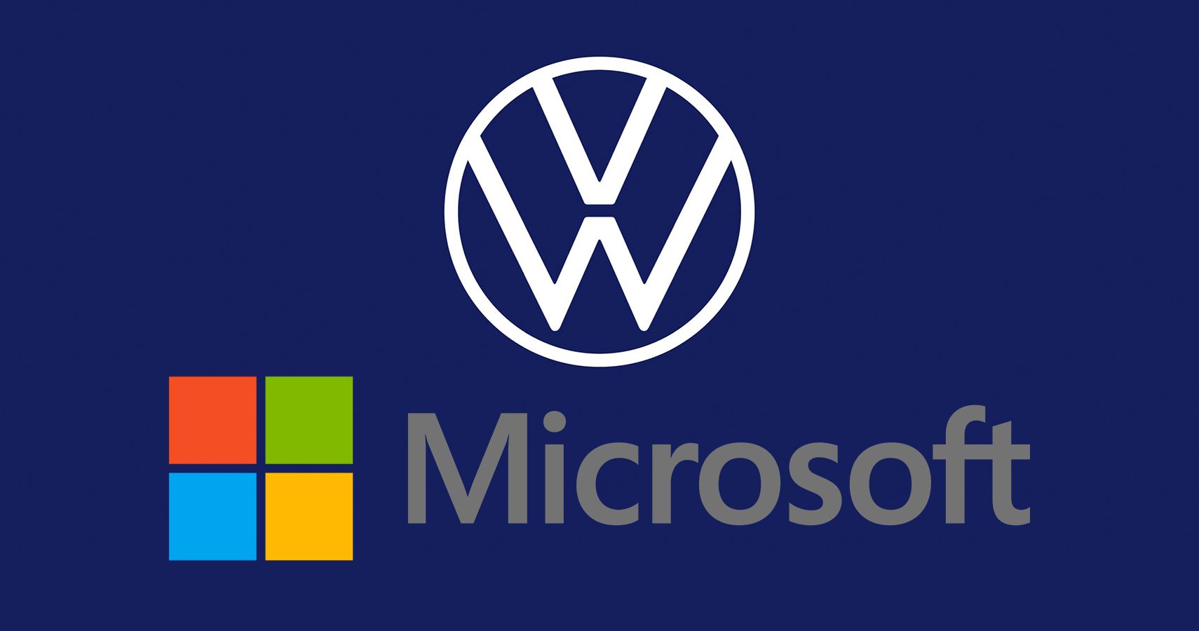 VW and Microsoft logos