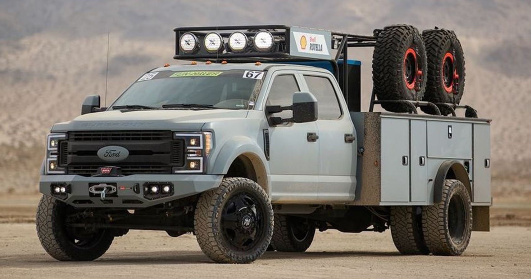 Vaughn Gittin Jr’s F450 Chase Truck Looks Unstoppable