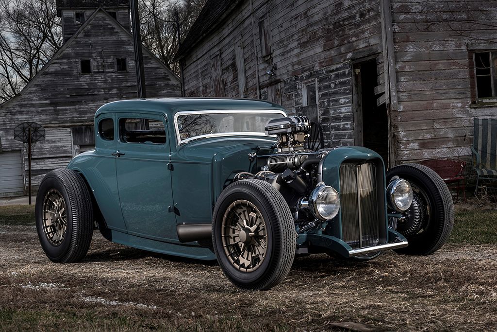Blue 1930 Ford Model A