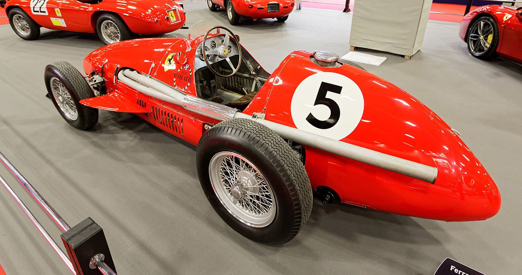 The Ferrari 500F2's Engine Was A Very Simple Inline-Four Twin-Cam One That Had Two Spark Plugs Per Cylinder, Eight In All, For A Total Of 175 Horses