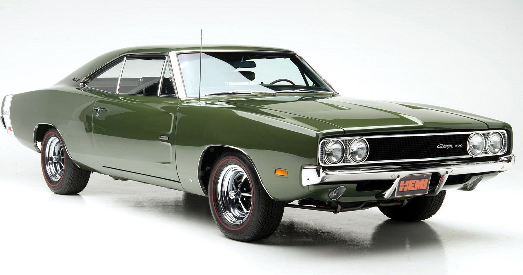 Check out this 1969 limited edition Dodge Charger 500 with a hemi-engine and NASCAR caliber aerodynamics