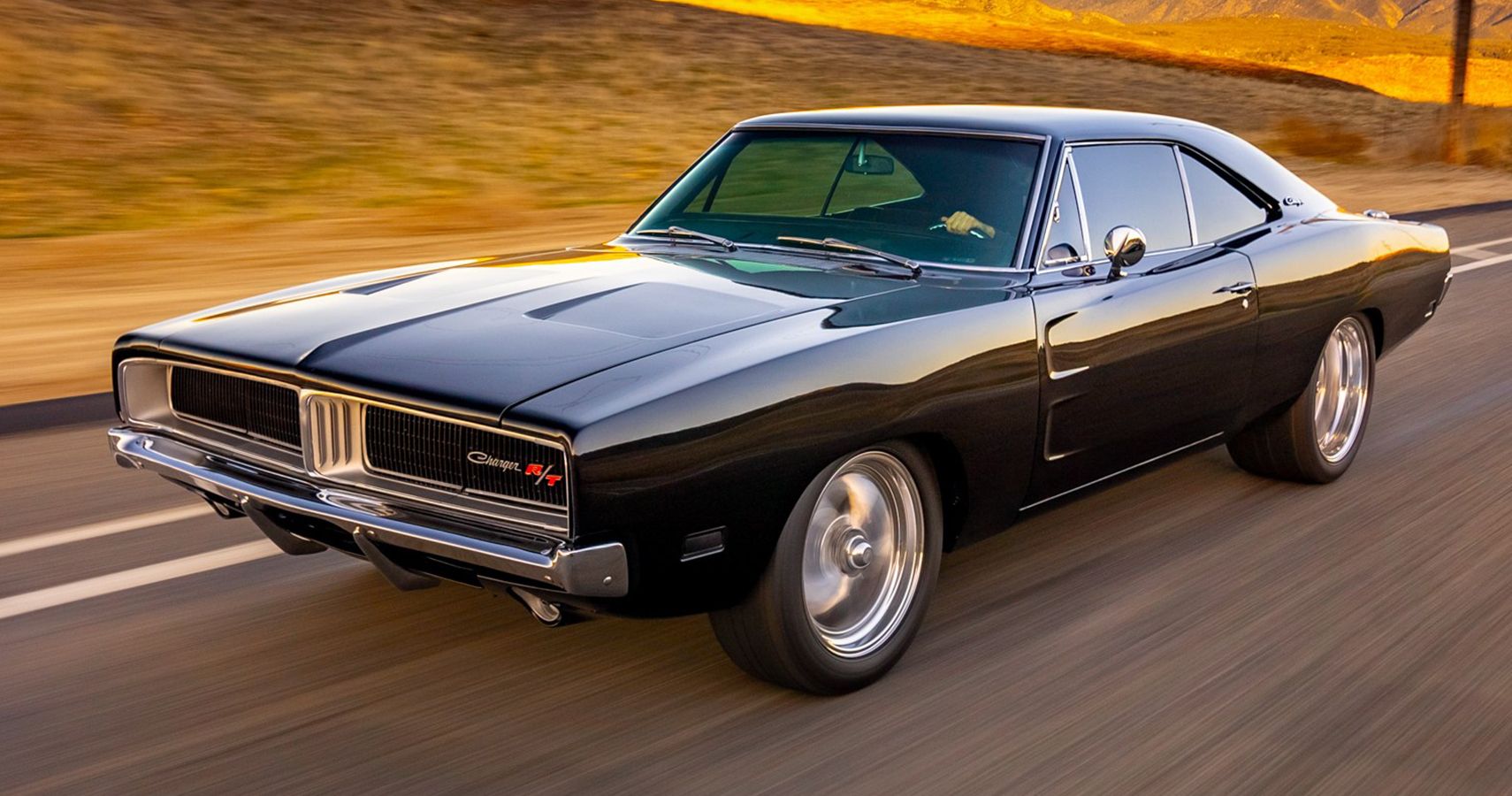 Classic Dodge Charger Dazzles Sporting New Metallic Black Paint