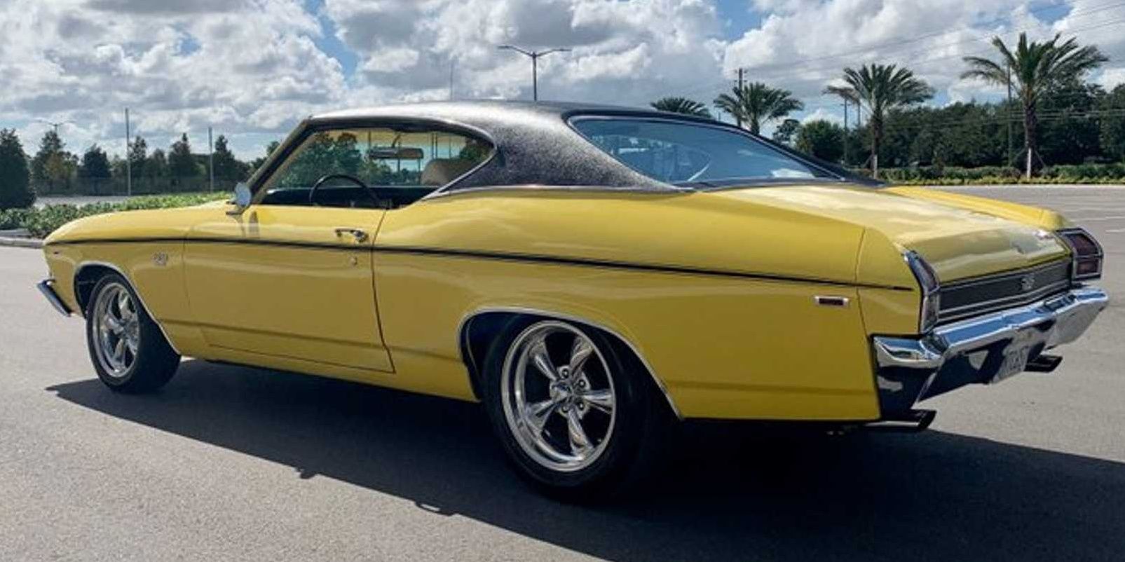 1969 Yellow Chevelle side view