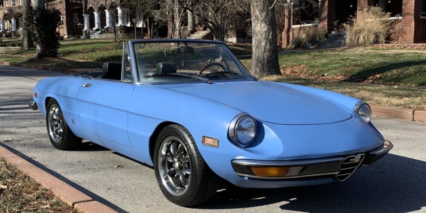 1971 Alfa Romeo Spider S2 front view parked