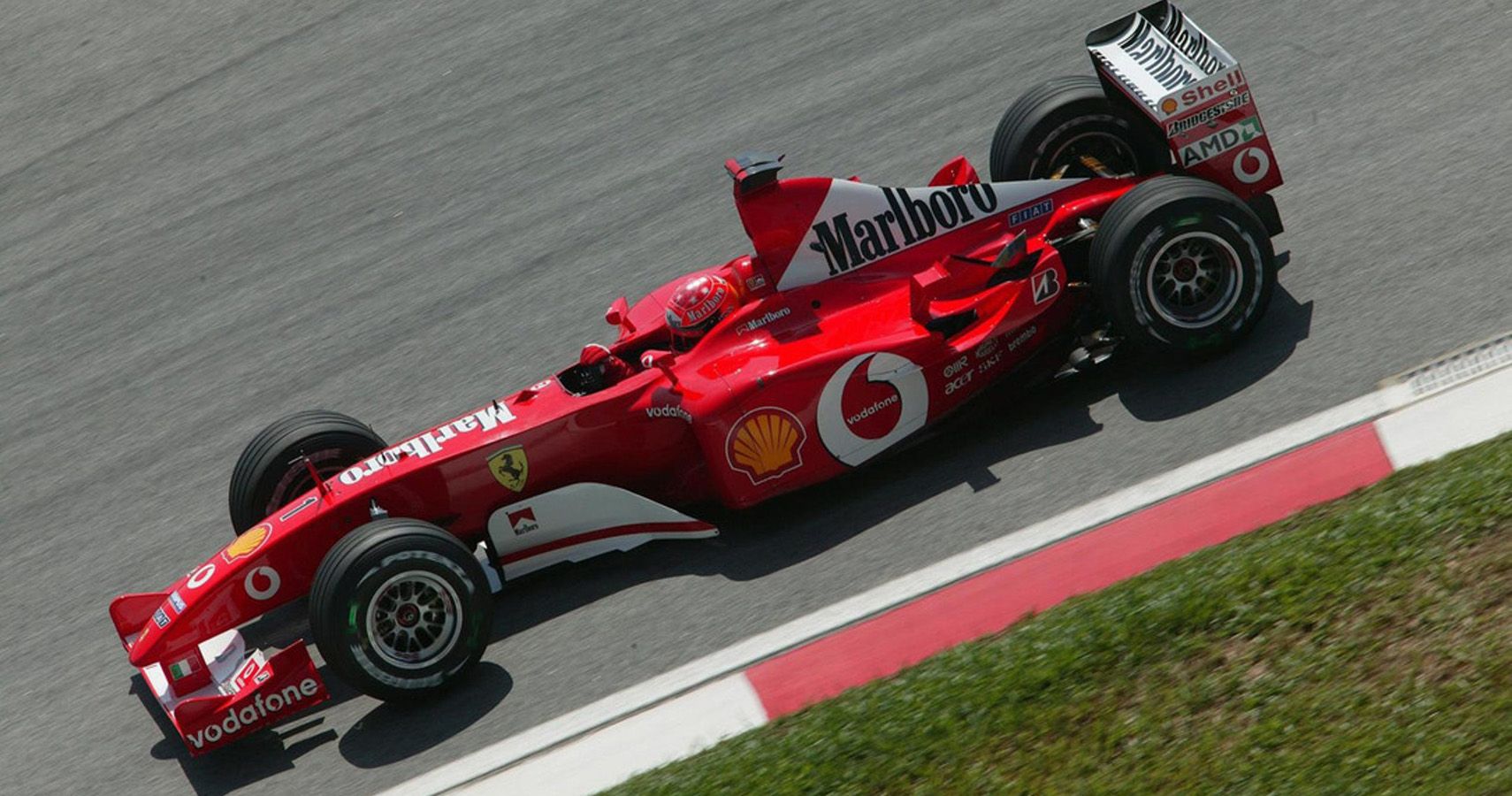 In 2002, Out Of A Total Of 15 Races, The F2002 Took 14 Wins, Getting Beaten Only By David Coulthard In Monaco