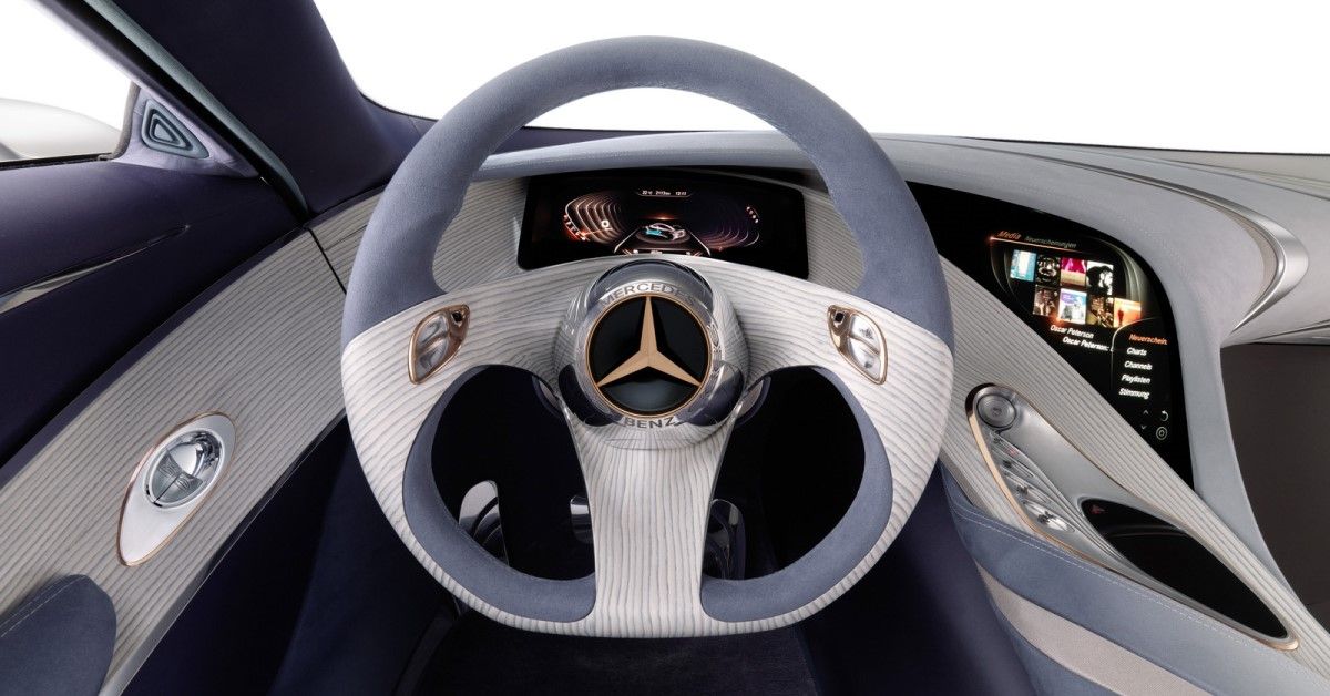 Mercedes-Benz F125 Concept car cockpit view