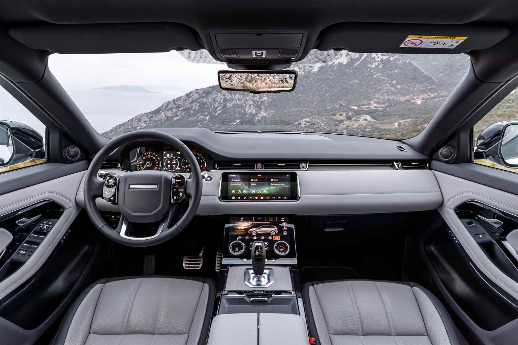 The Evoque offers a luxurious interior.