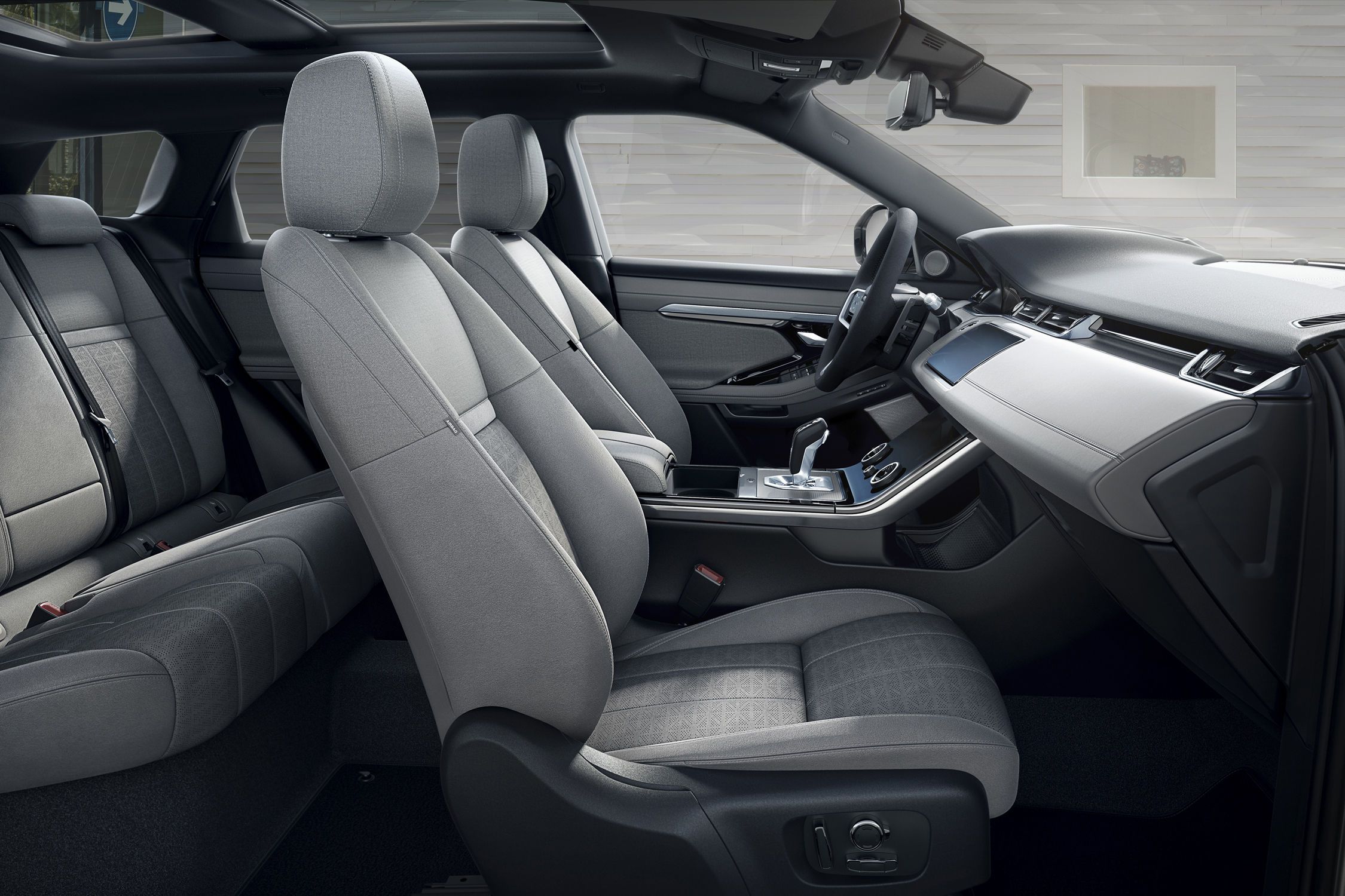 The Range Rover Evoque offers luxurious trims.