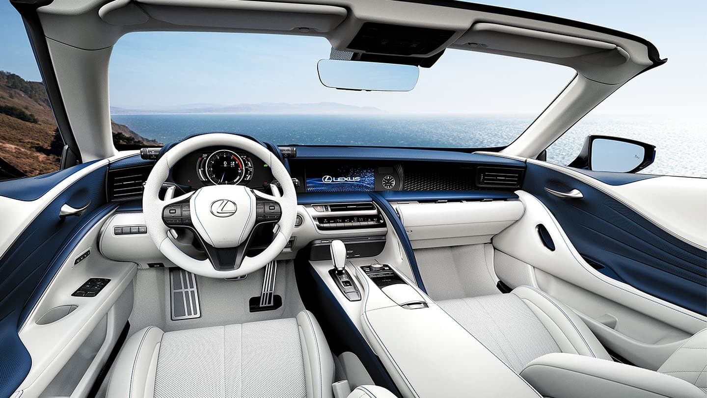 2021-Lexus-LC-500-Convertible Interior