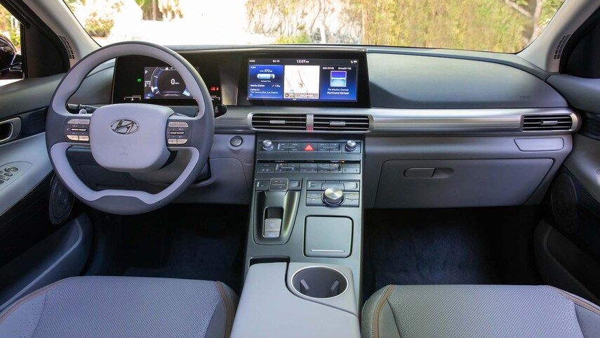 The interior of the 2021 Hyundai Nexo