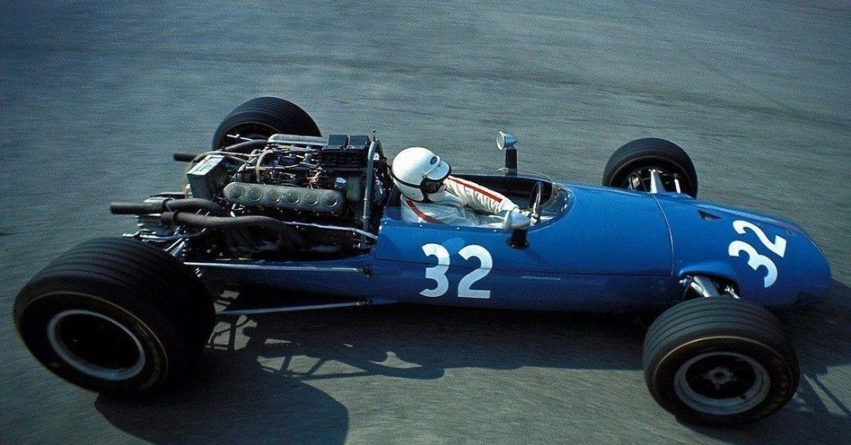 Cooper T81 blue No. 32 side view