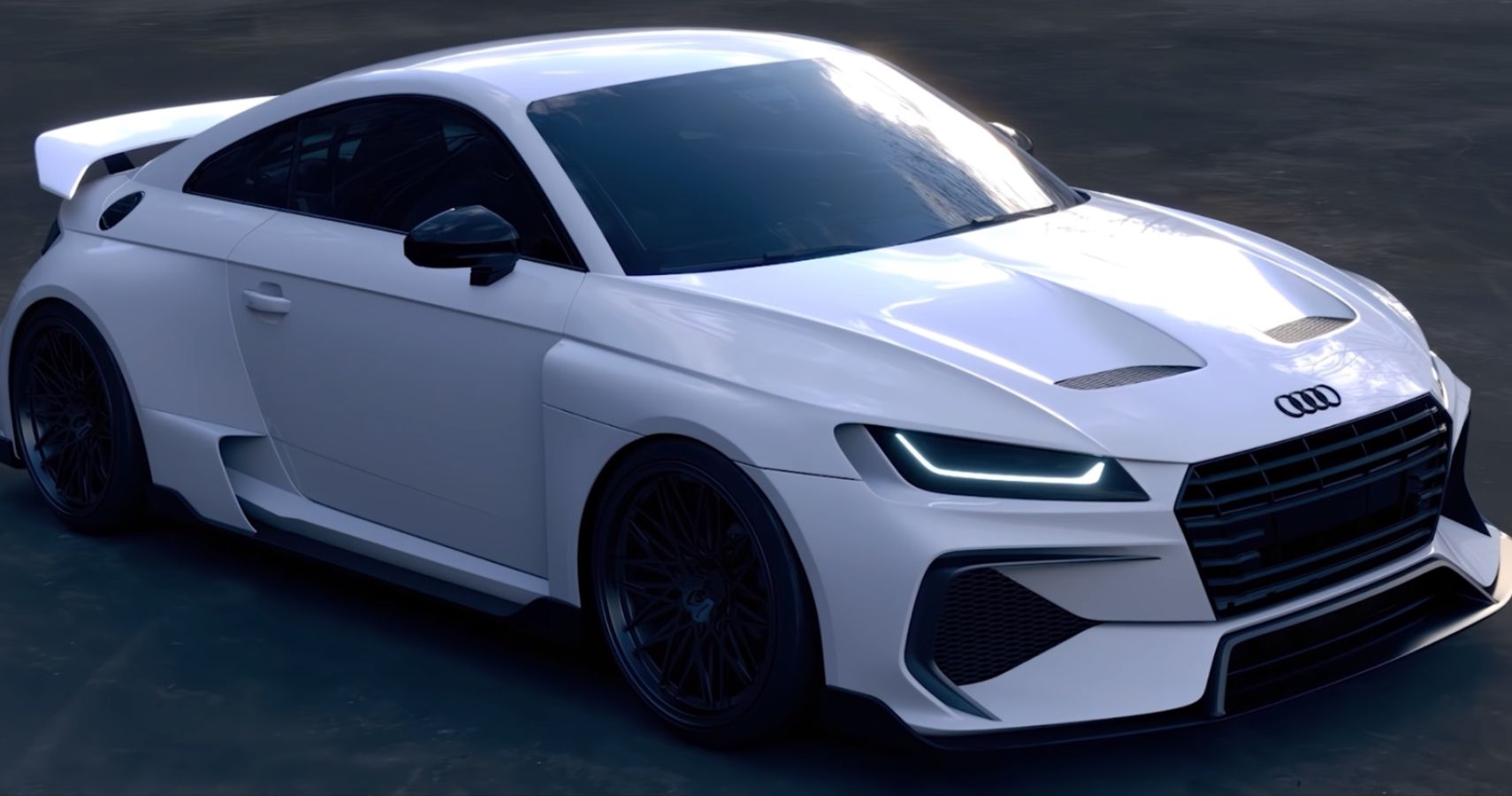 Let's All Look Back Fondly On The Audi TT With This Aggressive Widebody