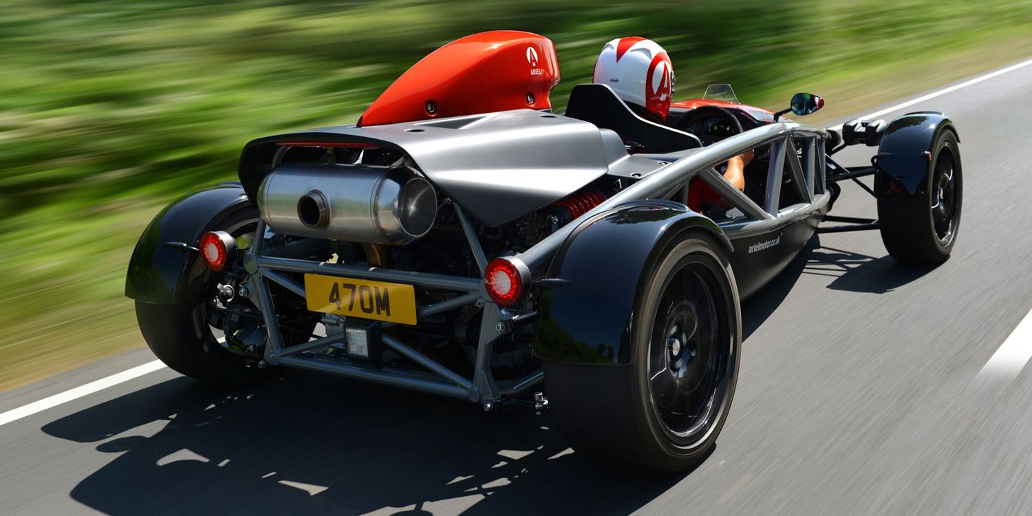 The rear of the new Ariel Atom 4