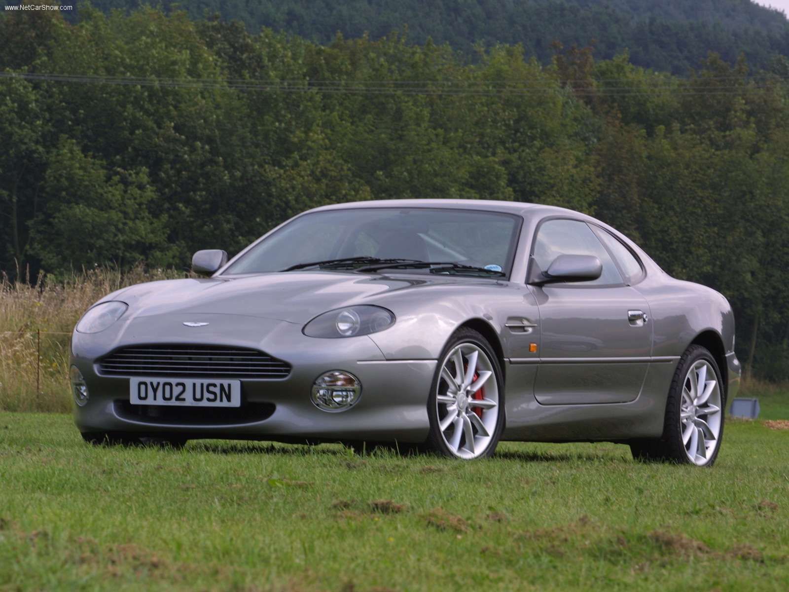 Aston Martin DB7 parked outside