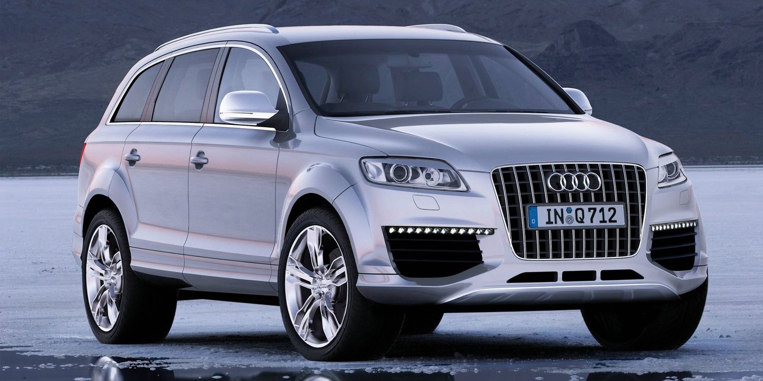 The front of the Q7 V12 TDI