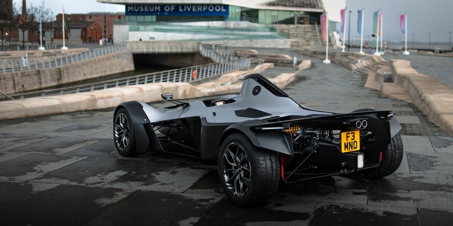 Rear 3/4 view of the BAC Mono