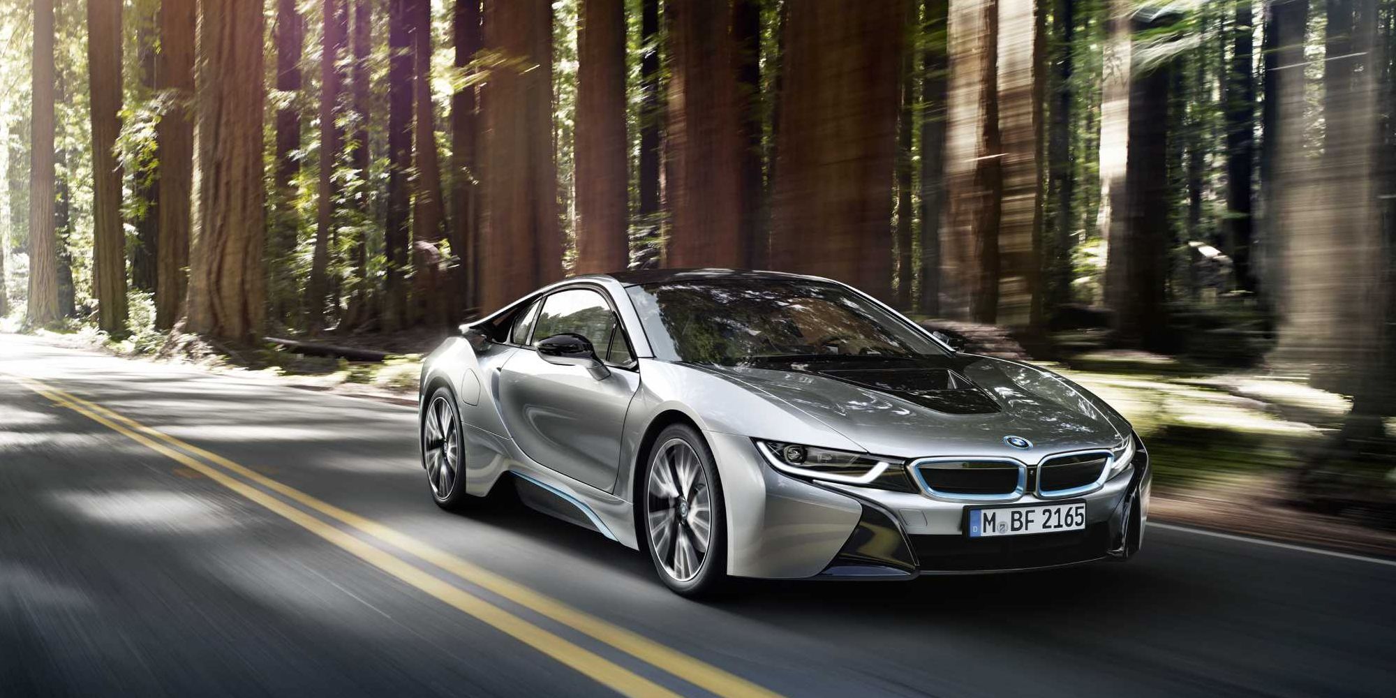 The front of the BMW i8