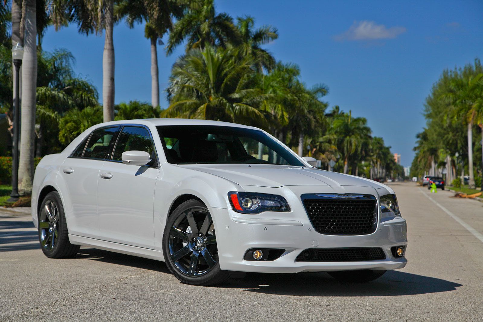 Chrysler 300 SRT8 parked outside