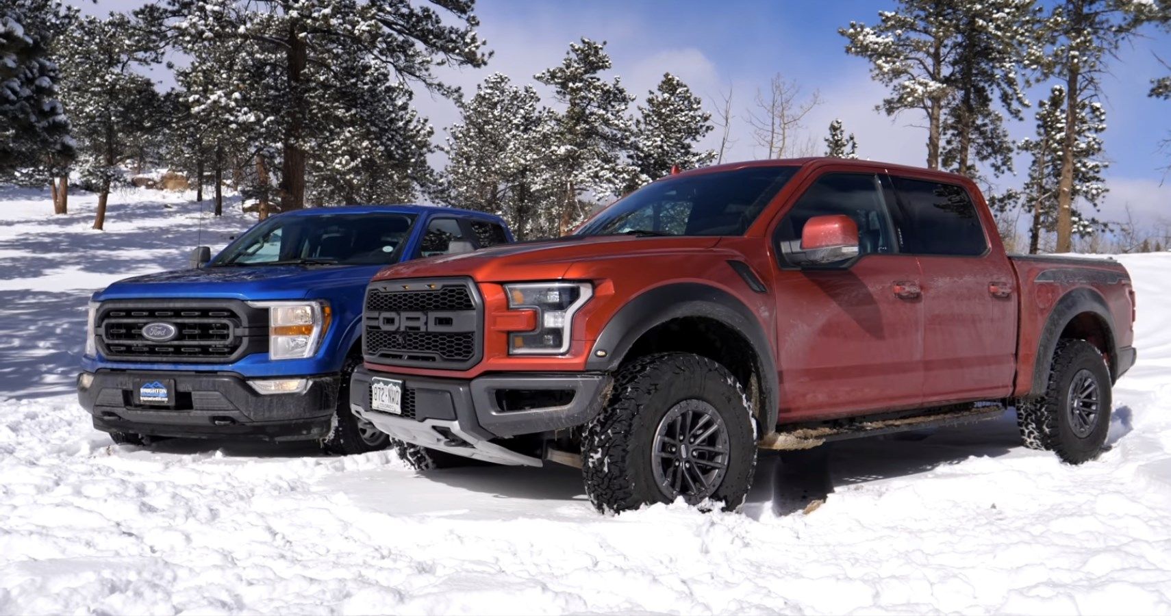 2020 Raptor Vs 2021 XL PowerBoost FX4: Which Ford Pickup Is Better In Snow?
