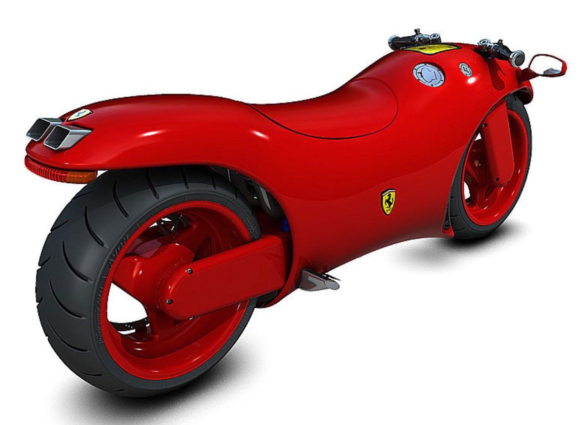 Ferrari V4 Motorcycle Concept.