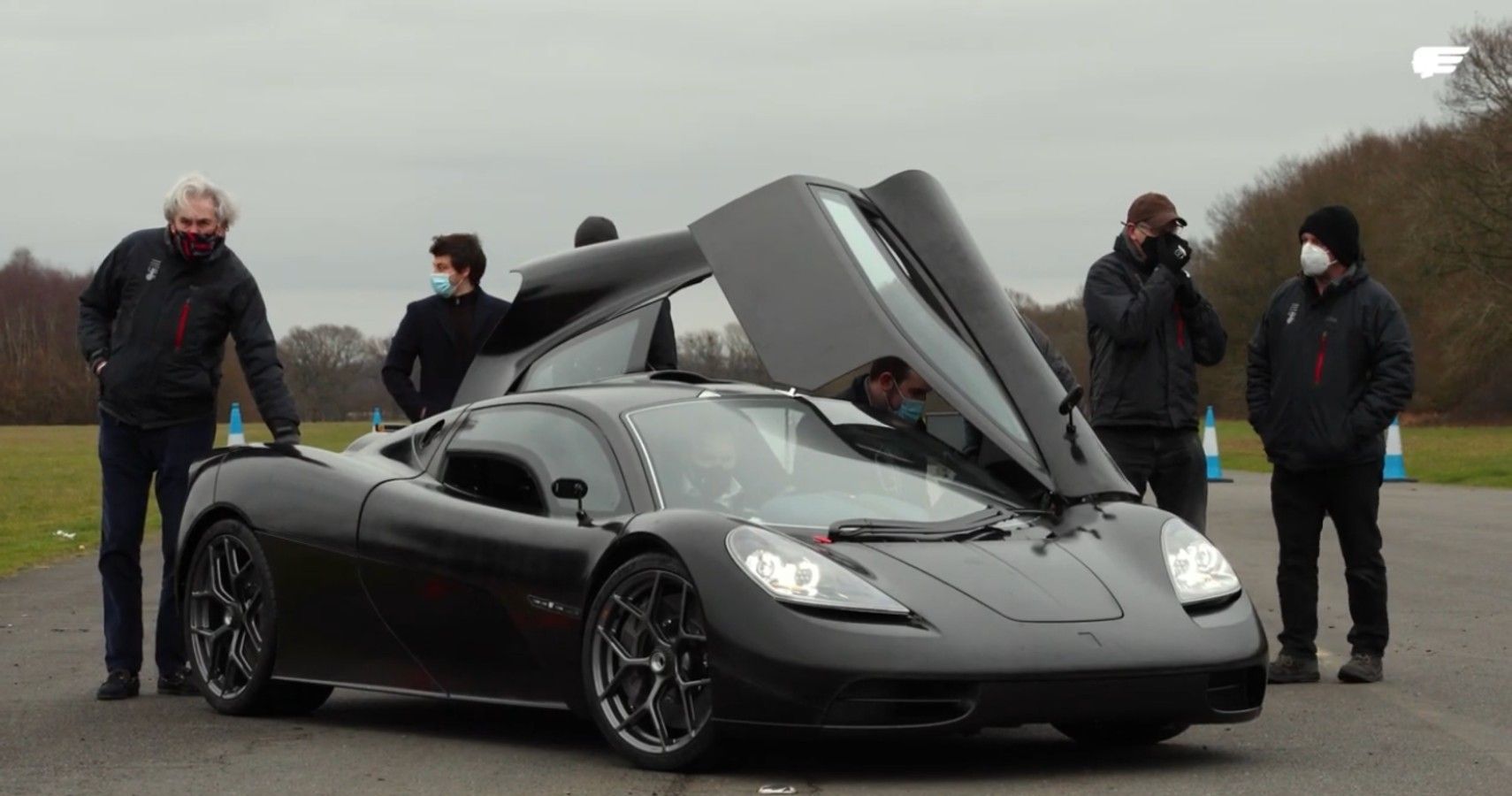 The successor to the McLaren F1 looks and sounds great, even at low speed