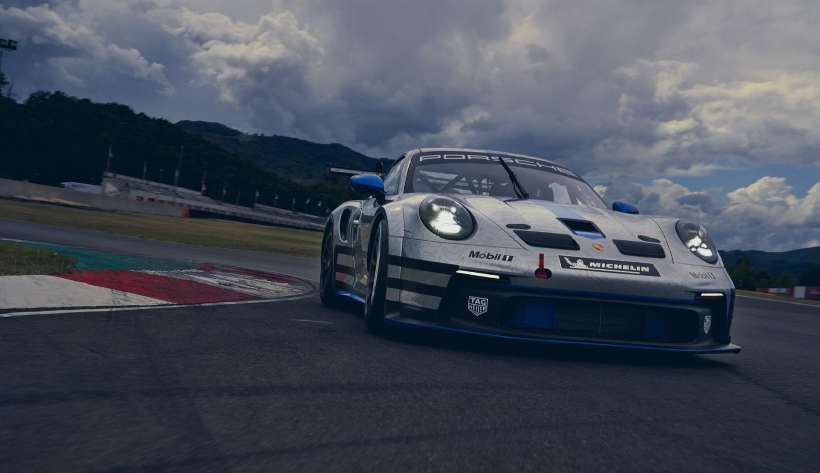 The 911 GT3 Cup for the Porsche Mobil 1 Supercup